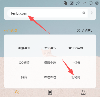 无边阅读器软件主页截图